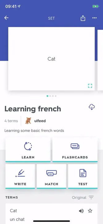 Quizlet Q-Chat AI interaction screenshot Quizlet Q-Chat AI interaction screenshot