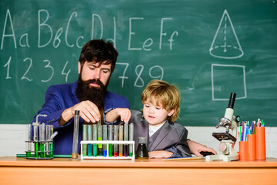 Students in a testing environment