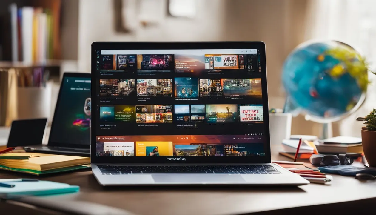 Digital learning platforms used by students at home